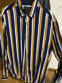 極美品!! Zara ストライプシャツ