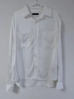 ZARA ザラ メンズ 長袖シャツ ホワイト 白 Lサイズ