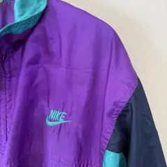 90s 銀タグ Nike ナイロンジャケット ドルマンスリーブ　ヴィンテージ