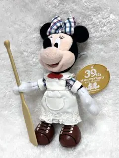 ディズニーランド ぬいぐるみバッジ　39周年　ミニーマウス