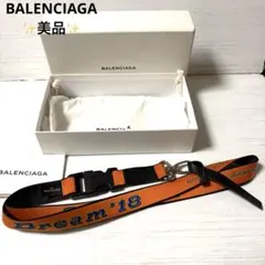 BALENCIAGA ネックストラップ ナイロン／キャンパス／レザー極美品✨のサムネイル