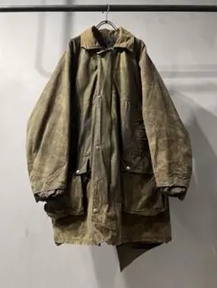 CROSSGUN オイルドジャケット オリーブグリーン ダメージ ボロ