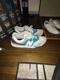 New Balance スニーカー ホワイト/ターコイズ