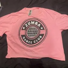 Zumba ダンスクラブ ロゴ Tシャツ ピンク