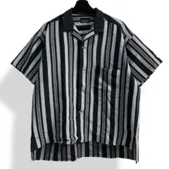 値下げ レア【VINTAGE】90s ビンテージオープンカラーシャツ レトロ古着