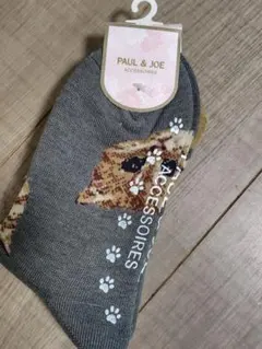 PAUL & JOE 猫デザイン ソックス 23-24cm