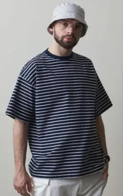 スティーブンアラン　ボーダーTシャツ　Mサイズ