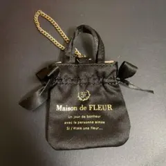 maison de fleur ミニダブルリボントートバッグチャーム