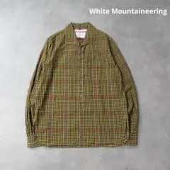 White Mountaineering / 開襟 チェック シャツ トップス