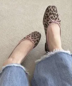 LE TALON Le decore / ルデコレ　バレエシューズ　レオパード