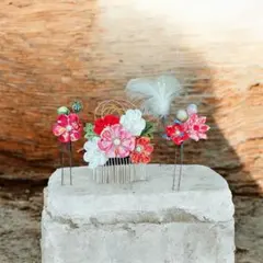 つまみ細工髪飾り4点セット