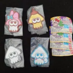 スプラトゥーン2サンリオキャラクターズスペシャルラバーマスコット2 4種