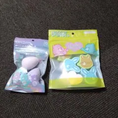 ケアベア 3Dメイクスポンジ 3個・9個入り2種類セット