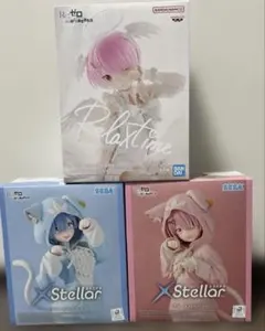 一番くじ Re:ゼロ A賞 レム＆ラムフィギュア Nyanko mode - メルカリ