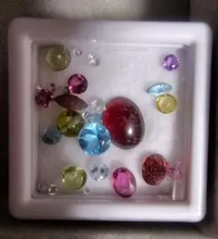 天然石 詰め合わせ セット まとめ売り ルース ケース付き