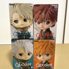 ブリーチ Q posket 黒崎一護 日番谷冬獅郎フィギュア 4点セット