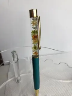 ハーバリウムボールペン 〜ゴールド〜 ＊無言即購入不可＊