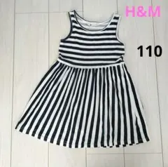 H&M ノースリーブワンピース 4-6Y 110