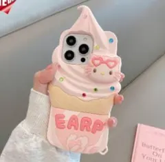 iPhone14カバー ソフトケース キティちゃん ハローキティ ピンク 個性的