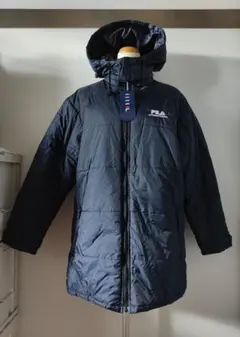 FILA　紺色中綿ベンチコート
