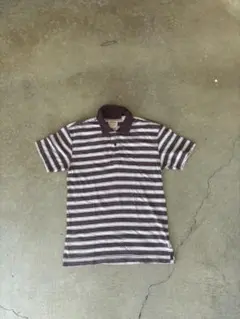 90s Timberland ボーダー ポロシャツ S 短丈 y2kのサムネイル