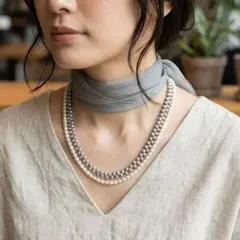 新品】NOBLE UCALYPT/ユーカリプト メタルパーツロングネックレス