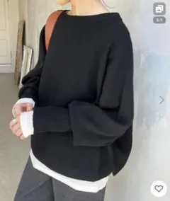 スピックアンドスパン ニット