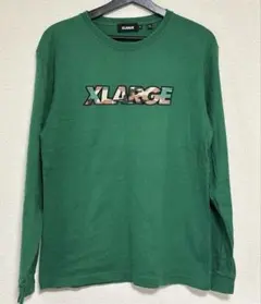 XLARGE エクストララージ 長袖 Tシャツ グリーン M
