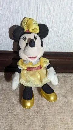 ディズニー ミニーマウス ぬいぐるみバッジ