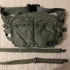 【美品✨】PORTER TANKER ショルダーバッグ セージグリーン 2way