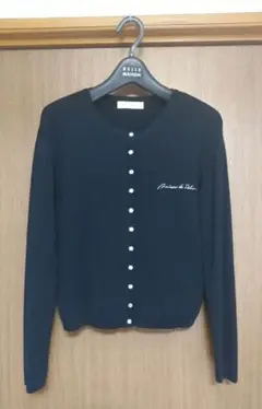 【美品】Maison de Dolce 冷感 UV カーディガン ブラック 黒