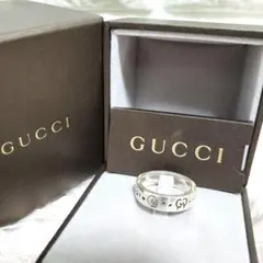 GUCCI グッチ　人気極美品　ゴーストリング 刻印13　 Ag925　箱付き 人気極美品 GUCCI グッチ ゴーストリング 刻印13 Ag925 箱付き