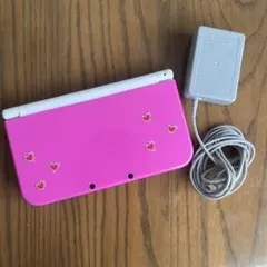 ミニーデザインカバー ピンク ニンテンドー3DS LL 本体 充電器付き 