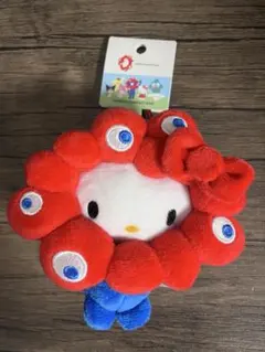 サンリオ　ミャクミャク なりきり　カラビナ　ぬいぐるみ BC ハローキティ　万博