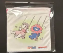 ミャクミャク&アルプスの少女ハイジ　巾着