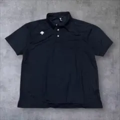 DESCENTE ゴルフ　ポロシャツ ネイビーXOサイズのサムネイル