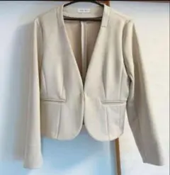 Ketty Chérie ノーカラージャケット ベージュ