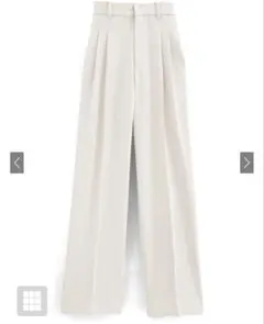 grl グレイル タックセンタープレスストレートワイドパンツ[ai36]