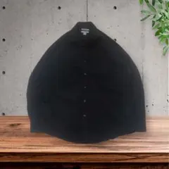 Amazon essentials 黒シャツ Lサイズ 無地 メンズ USA古着