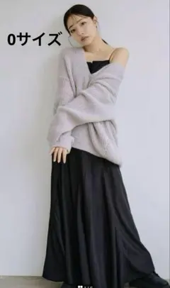 スナイデル　SNIDEL 深Vニットセットキャミワンピース