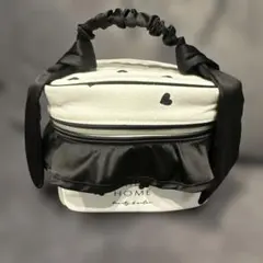 SNIDEL HOME キャンバスバニティポーチ ブラック