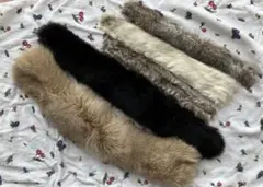 フード用　毛皮　リアルファー