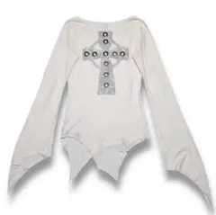 kmrii ロンＴ KMRii（ケムリ）の「KMRii ・ケムリ・DISCHARGED SIDE SHIRRING