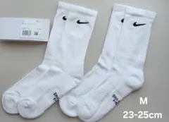 ＊新品＊NIKE ナイキ エブリデイ クルーソックス ホワイト2足 Mのサムネイル