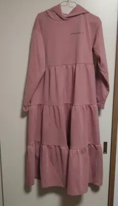 パーカー ロングワンピース