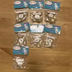 クリアネイルチップセット 1-8サイズ