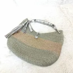 TOFF&LOADSTONE かごバッグ A4 ターコイズ 肩がけのサムネイル