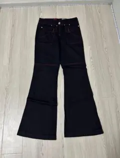 00s ボンテージ フレア パンツ