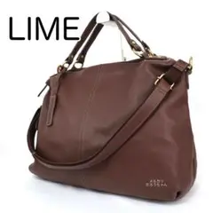 LIME ライム　ショルダーバッグ　斜めがけ　2way 日本製