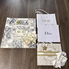 Dior ゴールド装飾 ショッパー　大1枚　中3枚